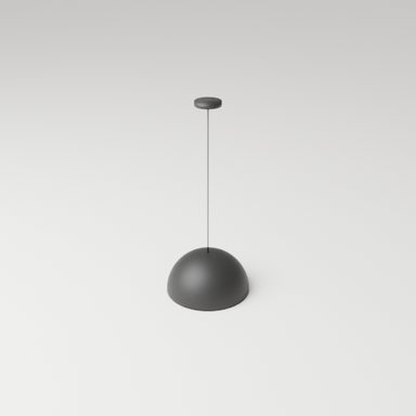 Pendant lamp, black dome